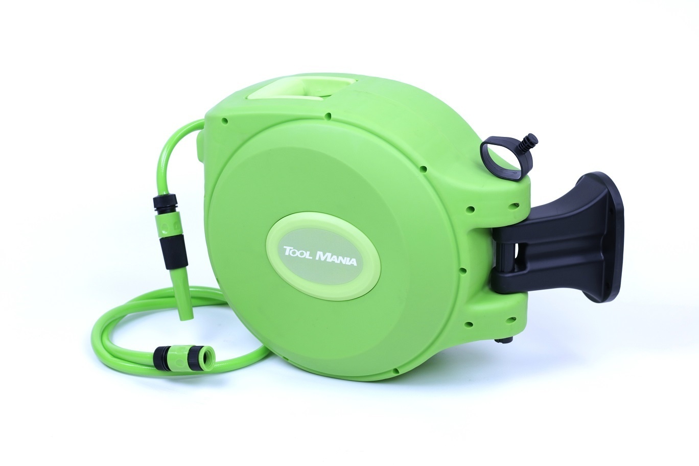 Enrouleur de tuyau de jardin TM de 15 mètres, boîte de rangement murale pour tuyau, enrouleur d'eau