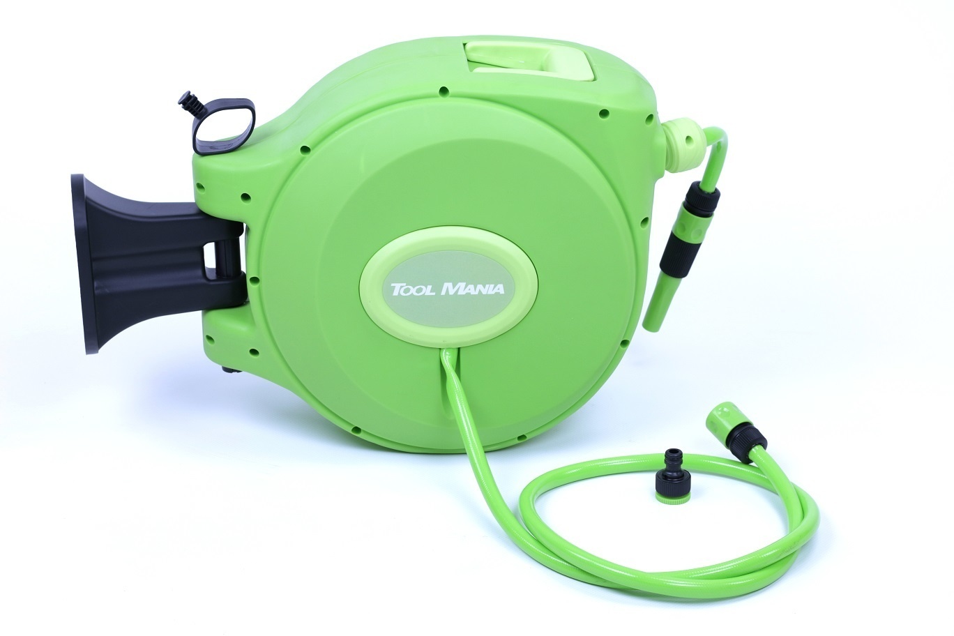 Enrouleur de tuyau de jardin TM de 15 mètres, boîte de rangement murale pour tuyau, enrouleur d'eau
