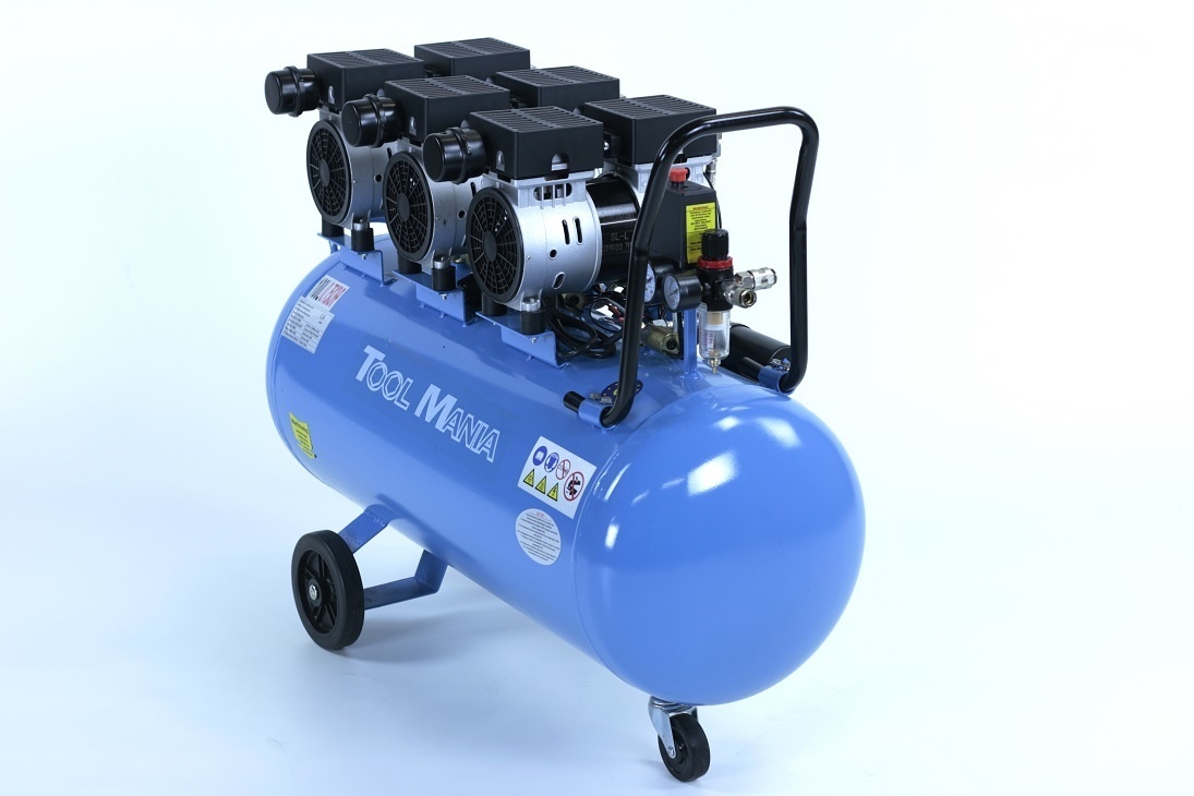 Compresseur d'air silencieux TM de 100 litres, 3CV, 230V