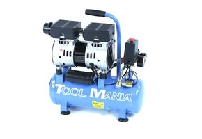 TM compresseur d'air silencieux de 6 litres TM avec 1 CV et 230V