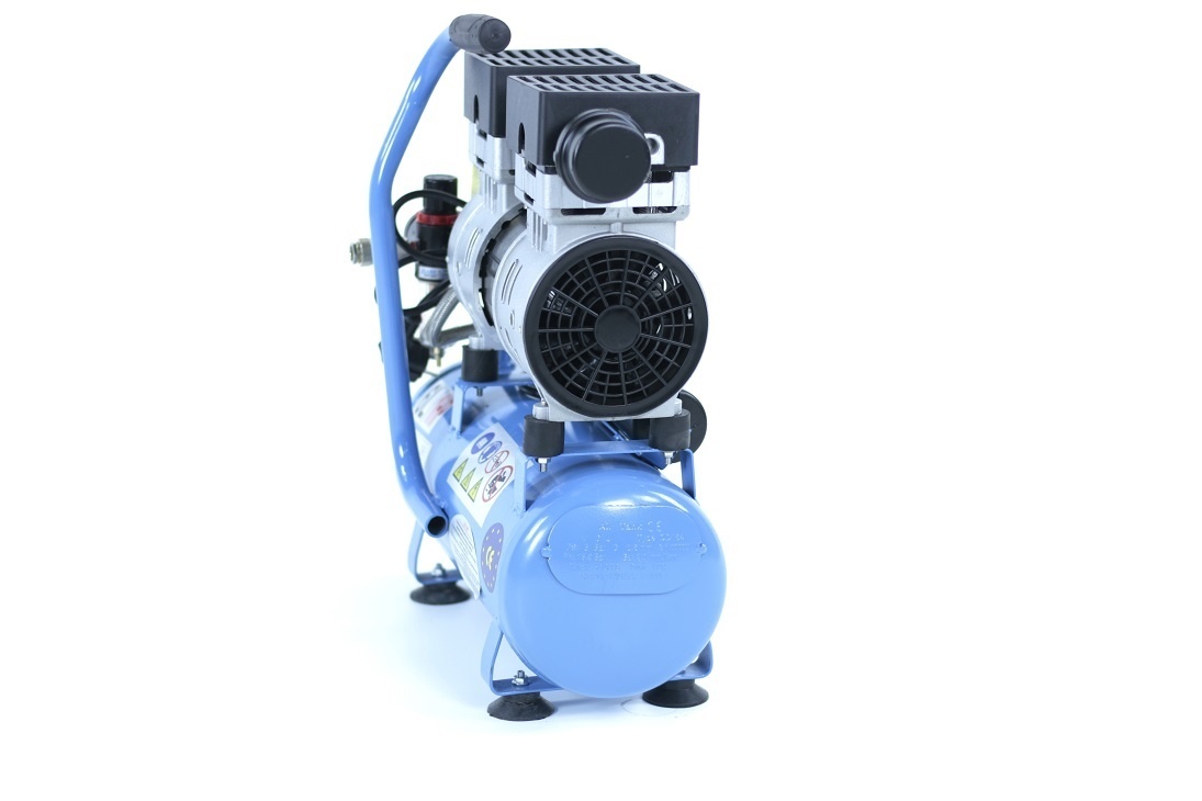 TM compresseur d'air silencieux de 6 litres TM avec 1 CV et 230V