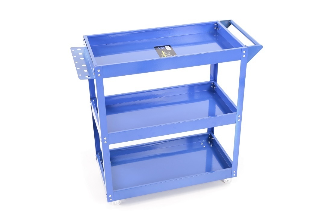 Chariot à outils universel à 3 niveaux TM, chariot de détail - BLEU