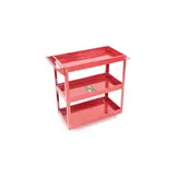 TM chariot à outils universel à 3 niveaux, chariot de détail - ROUGE