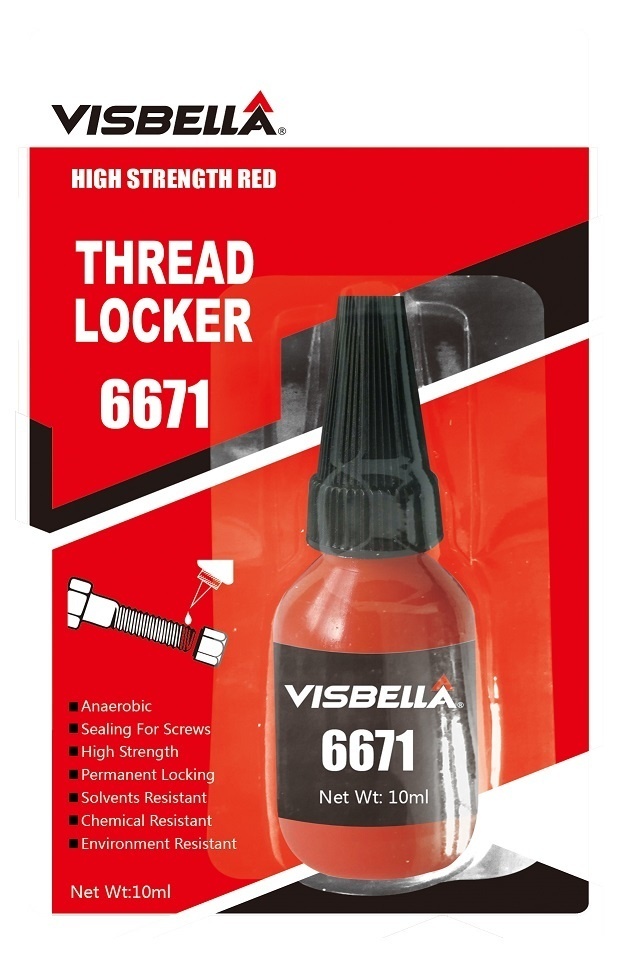 Verrouillage à vis - 242 rouge 10ml