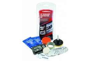 Ensemble complet de polissage de phares TM dans un blister.