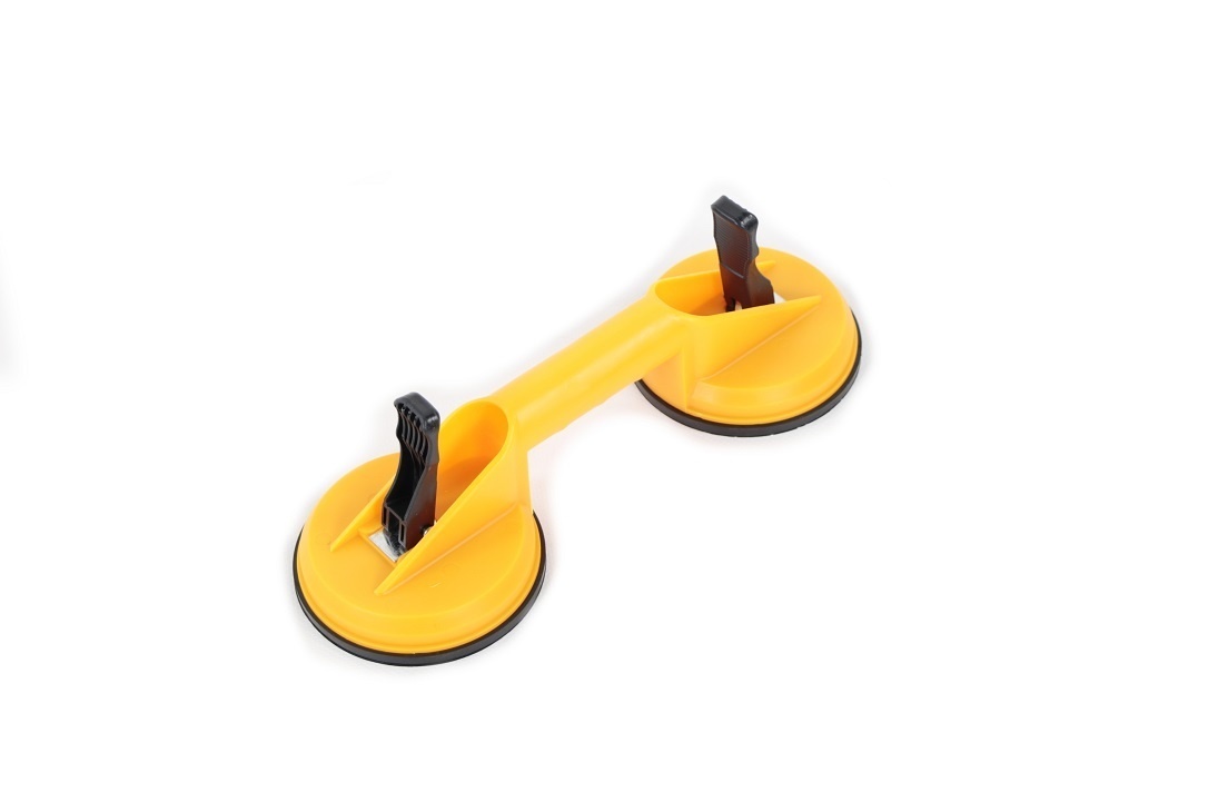 TM Ventouse pour verre, avec 2 têtes de 118 mm chacune, capacité de charge de 70 kg