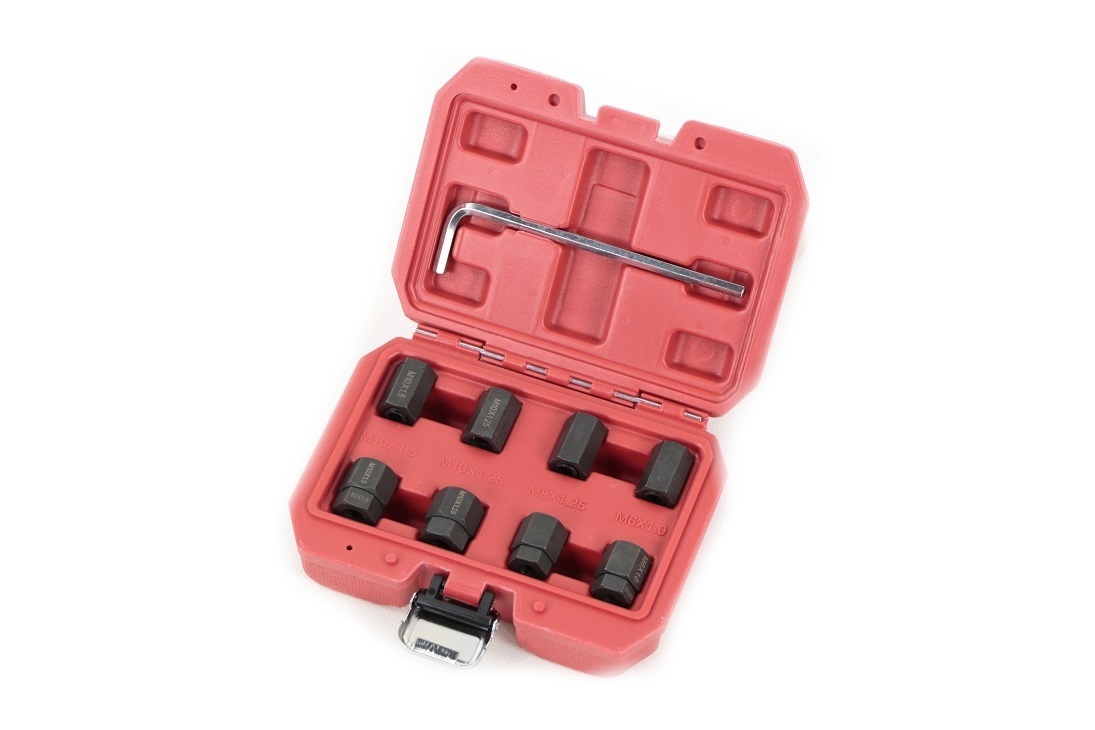 Ensemble de 9 extracteurs de boulons/filetages/tiges filetées de TM