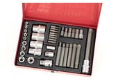 Ensemble de Douilles Torx Interne et Externe de 38 Pièces TM
