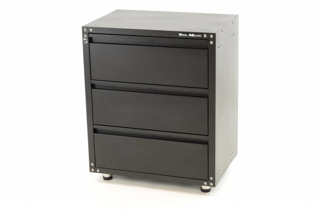 Armoire à outils modulaire à 3 tiroirs NOIR
