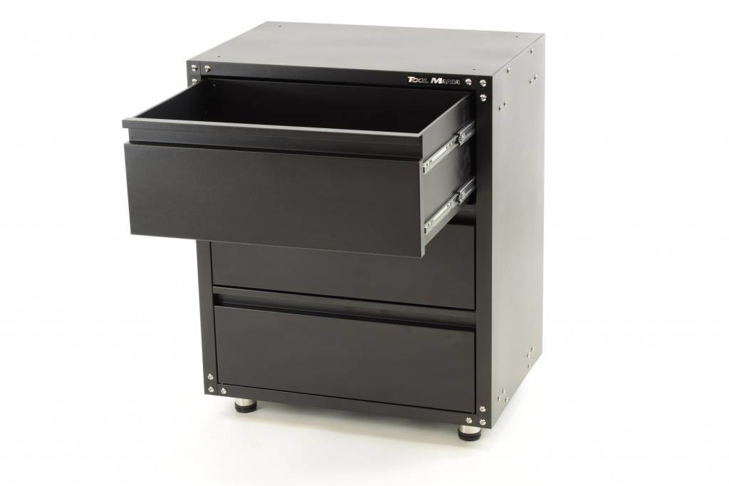 Armoire à outils modulaire à 3 tiroirs NOIR