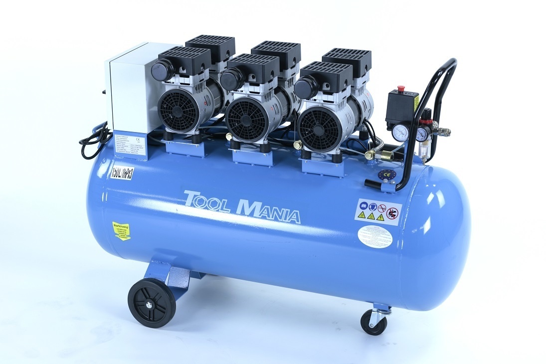 TM compresseur d'air silencieux de 150 litres, 3 CV, 230V