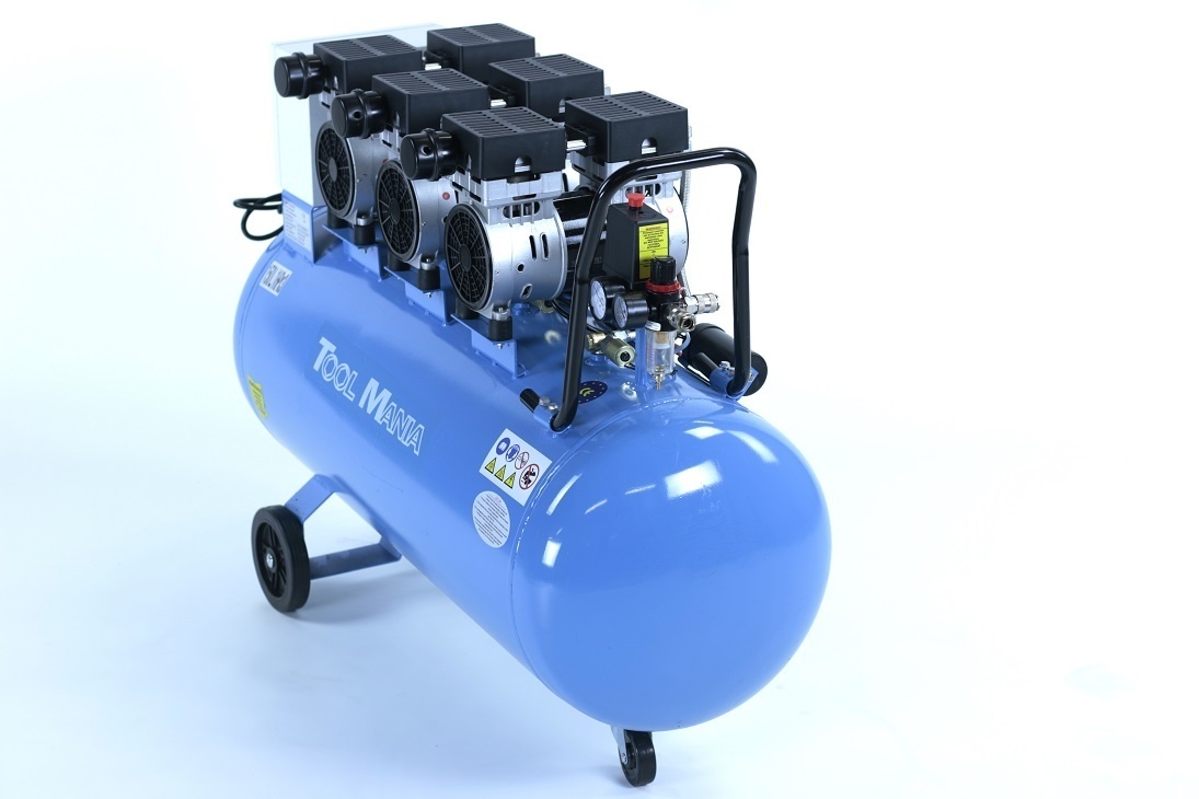 TM compresseur d'air silencieux de 150 litres, 3 CV, 230V