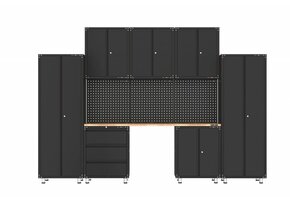 Système d'atelier premium TM 11 pièces, noir mat