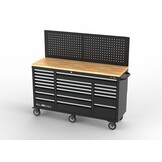 Chariot à outils à 20 tiroirs TM / Établi avec panneau arrière