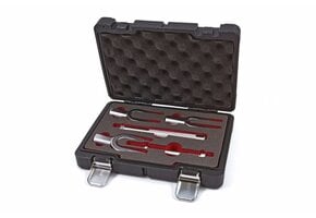 Ensemble professionnel de cinq extracteurs de rotules de direction.