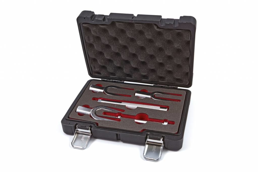 Ensemble professionnel de cinq extracteurs de rotules de direction.