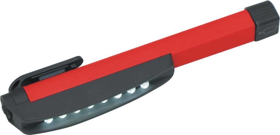 Mini lampe de poche à 8 LED avec base magnétique