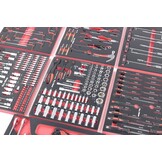 TM Ensemble d'outils de qualité premium de 262 pièces avec finition aspect carbone