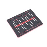 TM Ensemble d'outils de qualité premium de 262 pièces avec finition aspect carbone