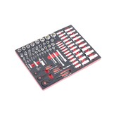 TM Ensemble d'outils de qualité premium de 262 pièces avec finition aspect carbone