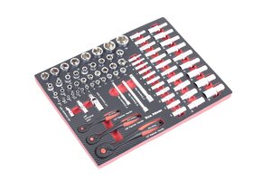 Ensemble d'outils premium TM avec insert au look carbone, modèle 1