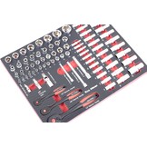 Ensemble d'outils premium TM avec insert au look carbone, modèle 1