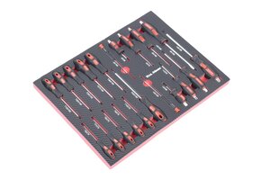 Ensemble de rembourrage d'outils haut de gamme avec incrustation aspect carbone, Modèle 4