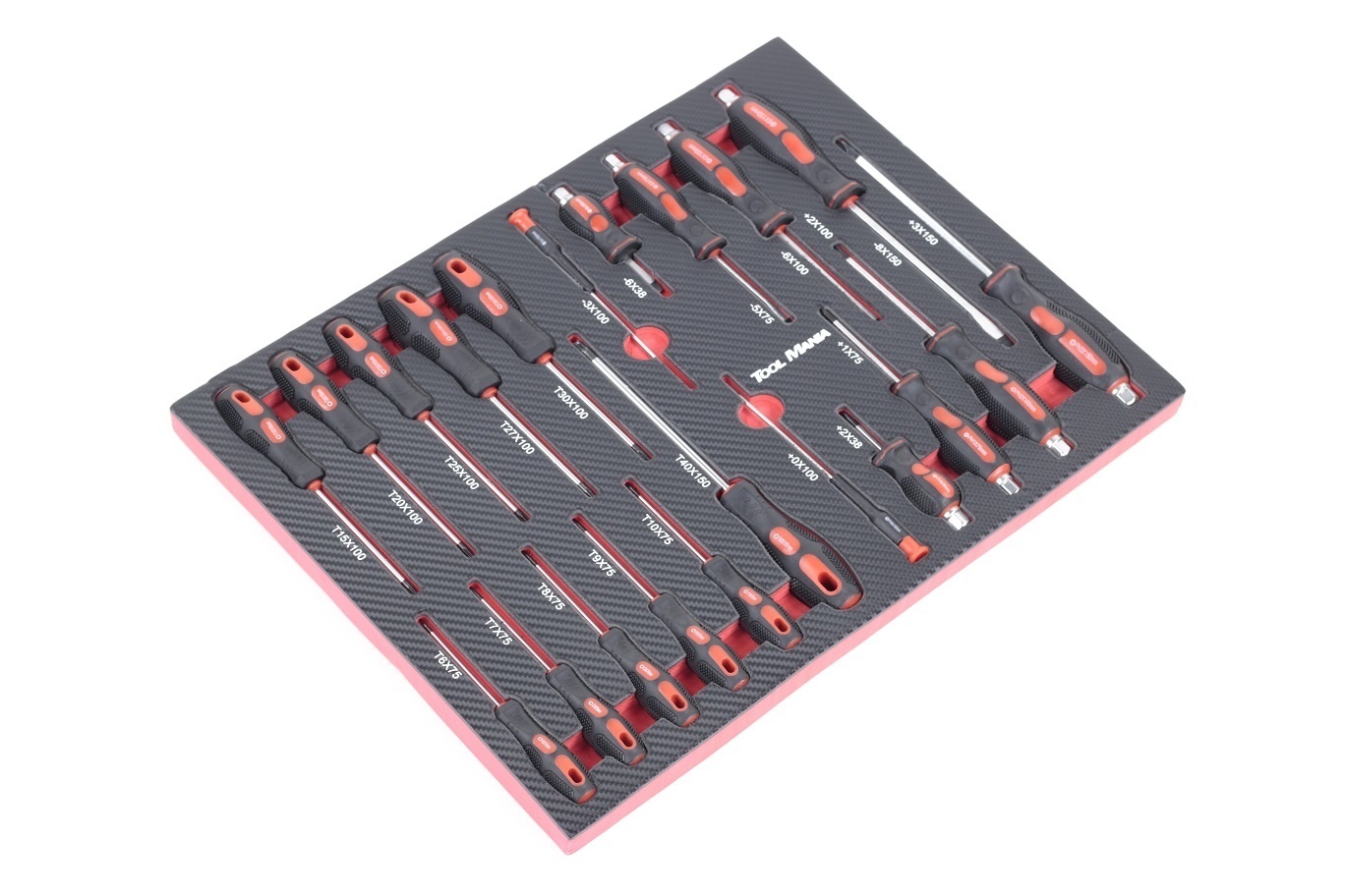 Ensemble de rembourrage d'outils haut de gamme avec incrustation aspect carbone, Modèle 4