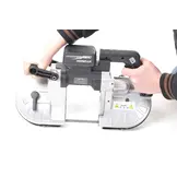 114 Scie à ruban à métaux variable portative professionnelle sur batterie 18v