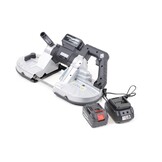 114 Scie à ruban à métaux variable portative professionnelle sur batterie 18v