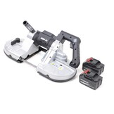 114 Scie à ruban à métaux variable portative professionnelle sur batterie 18v