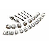 Ensemble universel de démontage et de montage des silentblocs de bras de suspension, 26 pièces