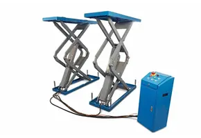 Pont élévateur ciseaux double encastré Profi 3,5 tonnes