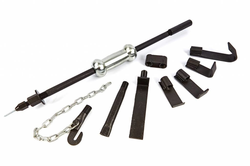 Ensemble de débosselage professionnel TM 13 pièces avec extracteur de chocs