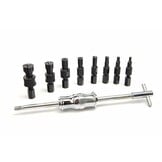 Ensemble de 9 extracteurs de roulements internes TM avec un extracteur à percussion