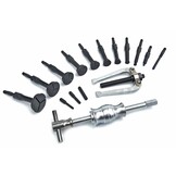 Jeu d'extracteurs de roulements intérieurs TM 17 pièces 8 - 58 mm