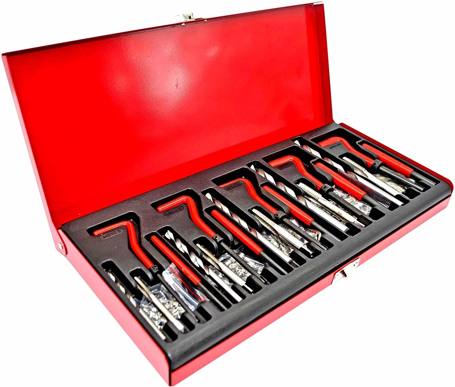 TM Ensemble de réparation de filetage, jeu de tarauds helicoil, M5 - M12