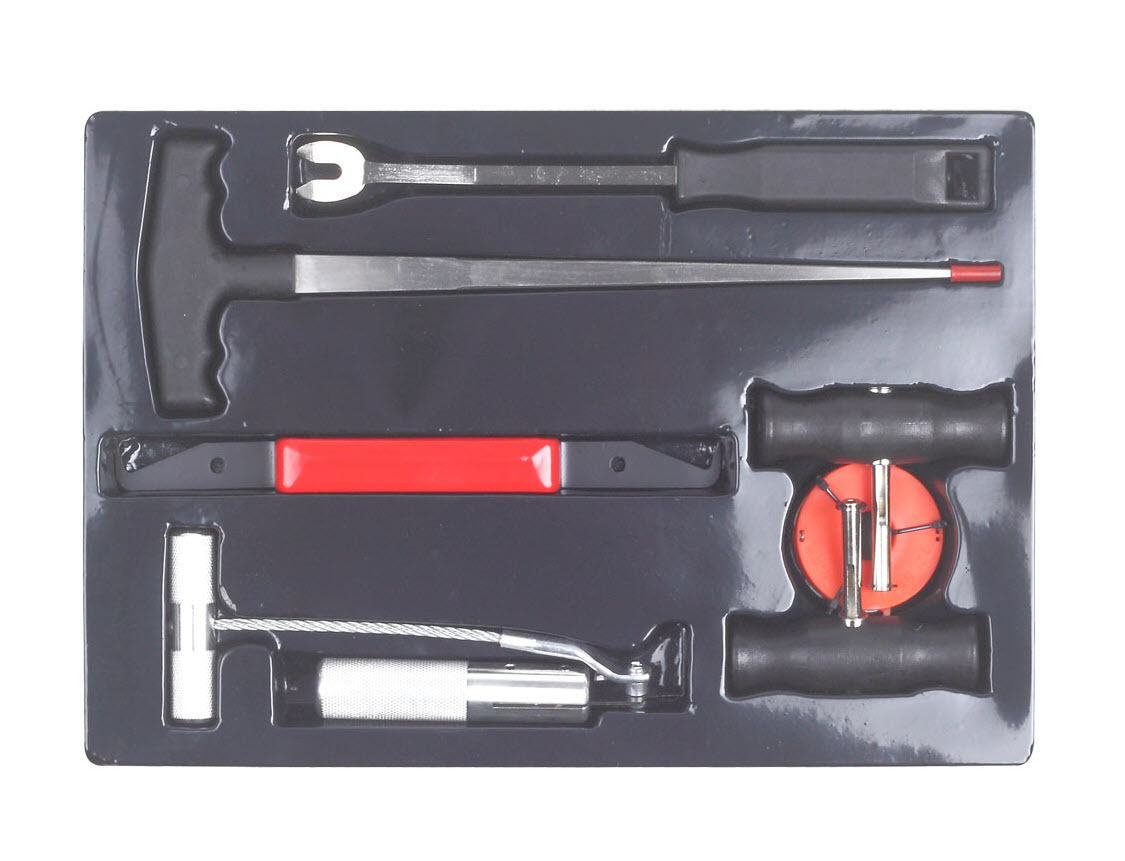 Ensemble complet de 7 pièces TM pour le retrait des vitres de voiture.