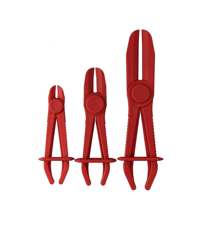 Ensemble de 3 pinces flexibles pour colliers de serrage TM.