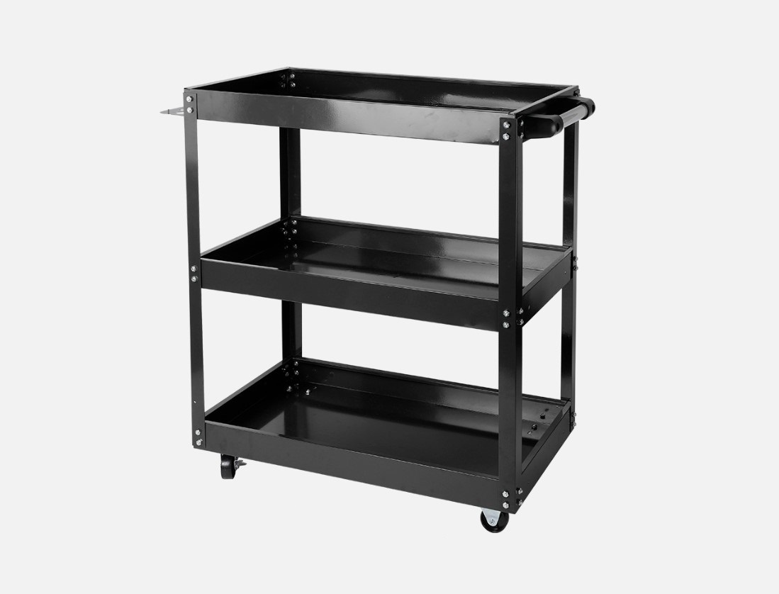 TM Chariot à Outils Universel 3 Niveaux, Chariot de Détail - NOIR
