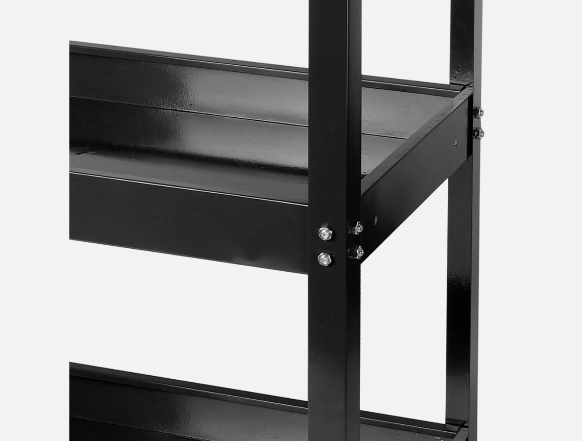 TM Chariot à Outils Universel 3 Niveaux, Chariot de Détail - NOIR