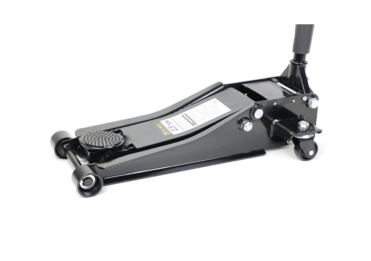 TM Cric Extra Bas, Cric de Garage, 2,5 Tonnes Double Piston Noir