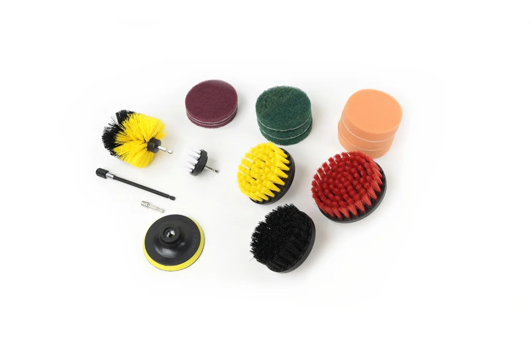 TM Kit de Nettoyage / Polissage et Ponçage de 16 Pièces pour Perceuse