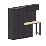 Système d'atelier TM Premium, 8 pièces, noir mat