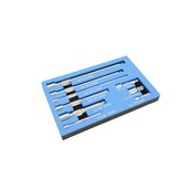 TM Jeu de 9 Rallonges Professionnelles avec Têtes Boule