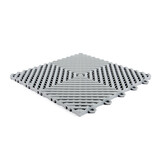 TM Dalle de garage, dalle de detailing, dalle clipsable dure gris clair 400x400x18 mm