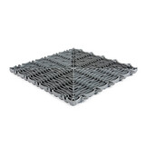 TM Dalle de garage, dalle de detailing, dalle clipsable dure gris clair 400x400x18 mm