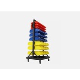 TM Rayonnage Mobile avec 90 Bacs de Rangement