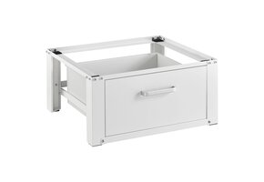 Rehausseur pour machine à laver avec tiroir blanc 100 kg