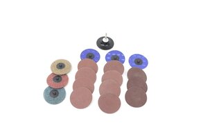 Kit TM de 19 pièces 75 mm pour ponçage et nettoyage avec porte-outil 6 mm